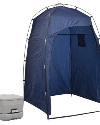 Bærbart Campingtoilet Med Telt 10 10