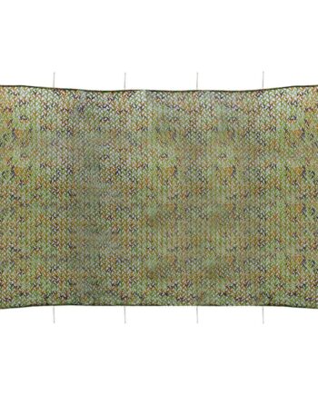 Camouflagenet Med Opbevaringstaske 4x5   Grøn