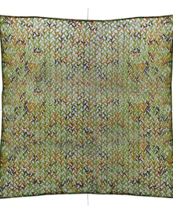 Camouflagenet Med Opbevaringstaske 5x5   Grøn