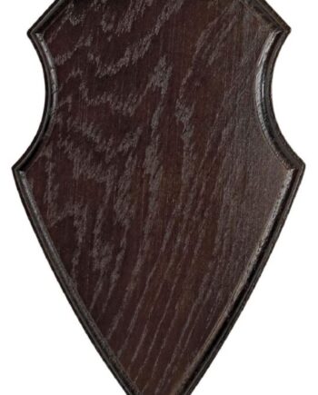 Bukkeplade Mørkt Træ 21x13cm