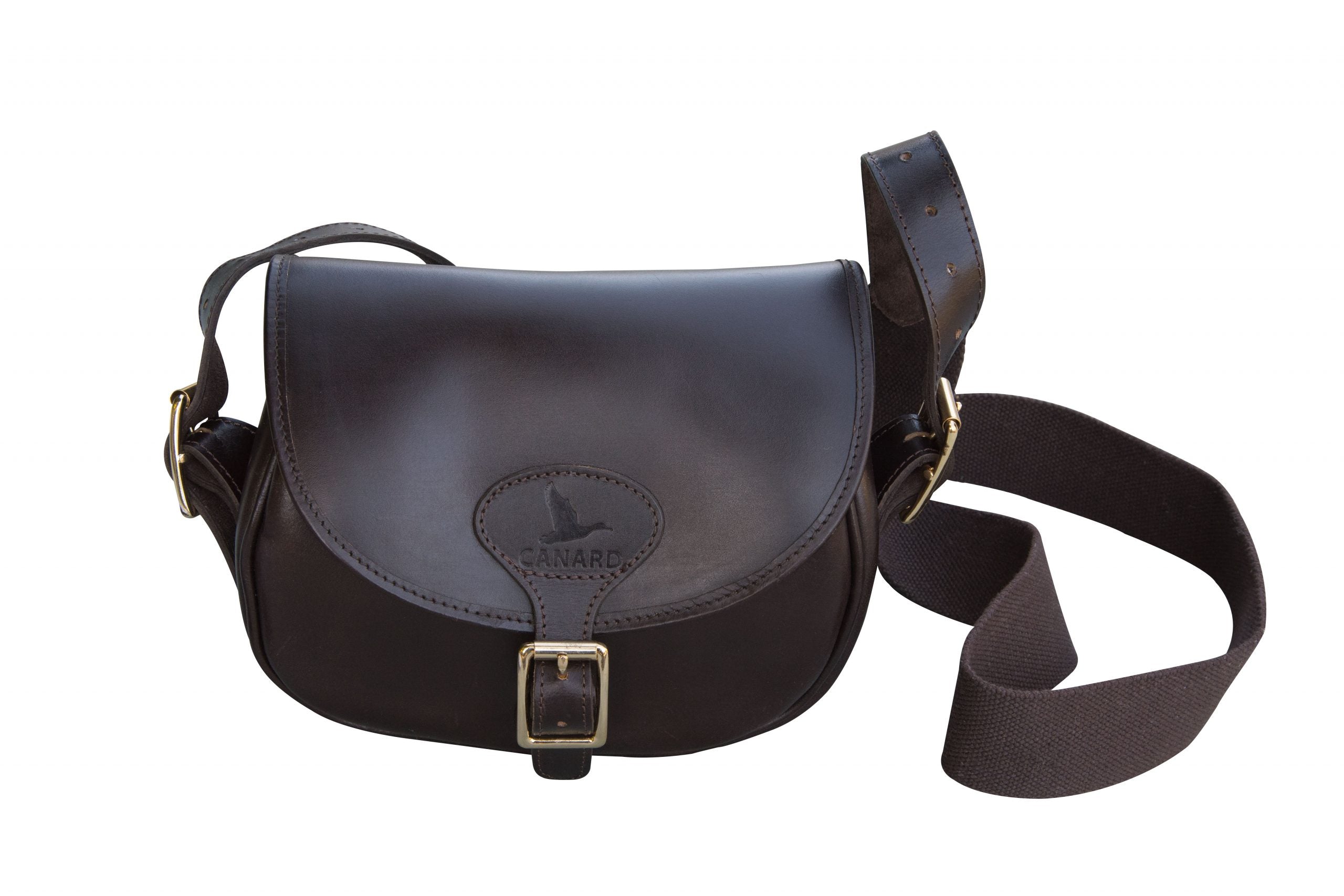 Canard Patrontaske Dakota Med Brun Læder