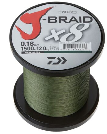 Daiwa  -braid X8 Dark Green Påspoling   10mm