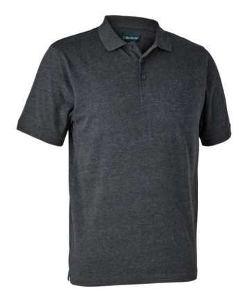 Deerhunter Gunnar Polo Dark Grey Melange