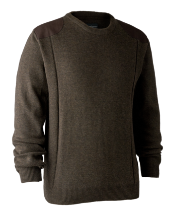 Deerhunter Sheffield Strik Rund Hals Dark Elm