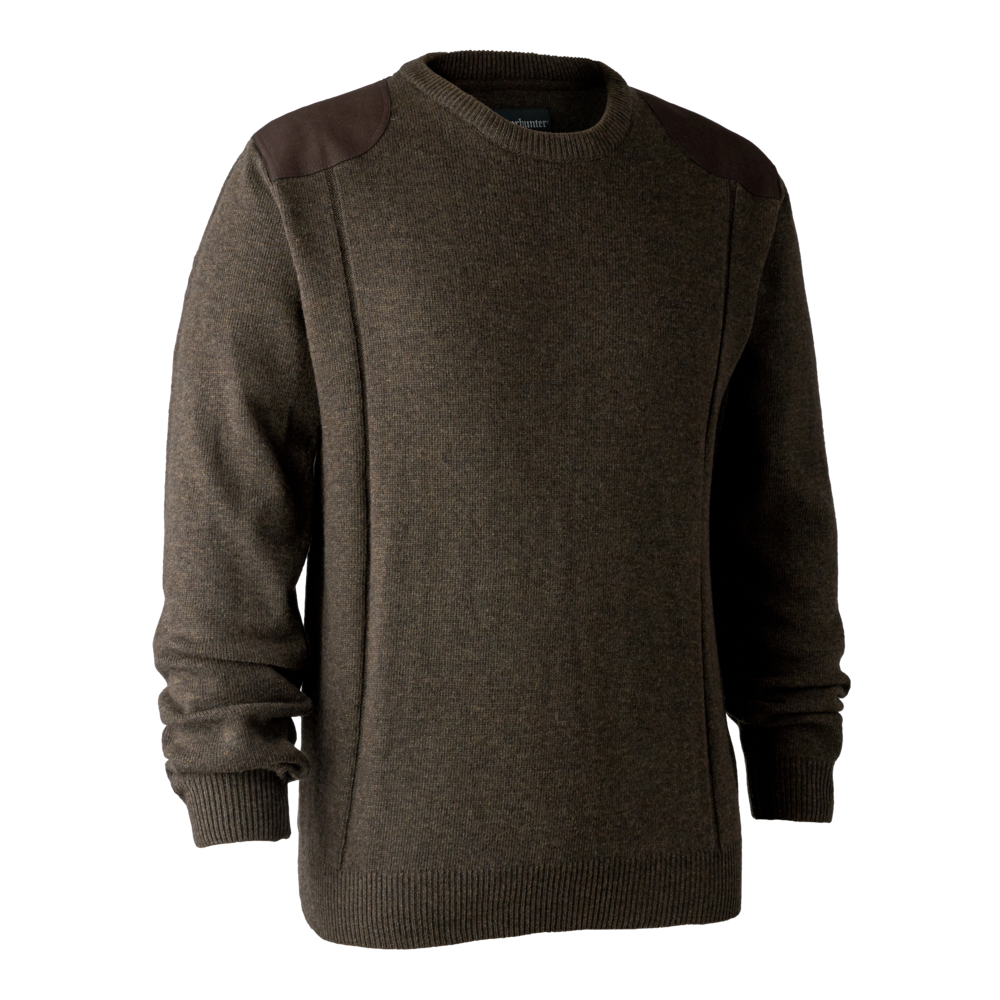 Deerhunter Sheffield Strik Rund Hals Dark Elm