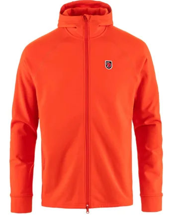 Expedition Fleece Hoodie   Flame Orange