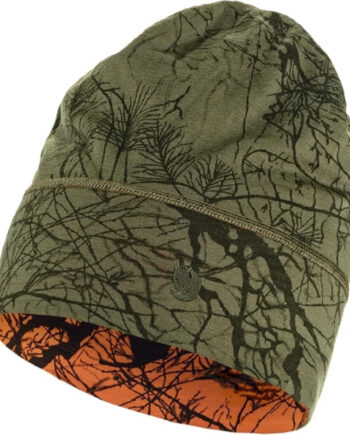Fjällräven Lappland Beanie Green Camo Orange