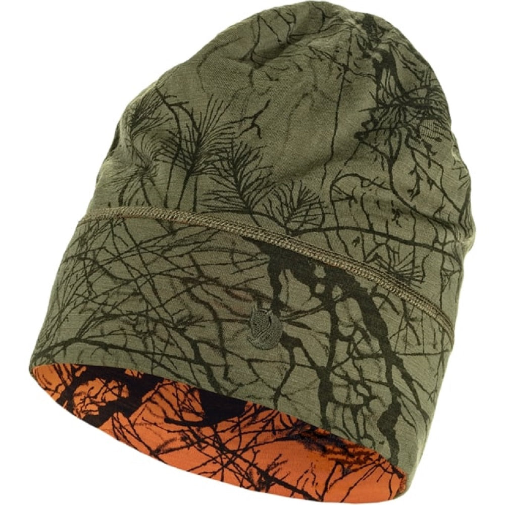 Fjällräven Lappland Beanie Green Camo Orange