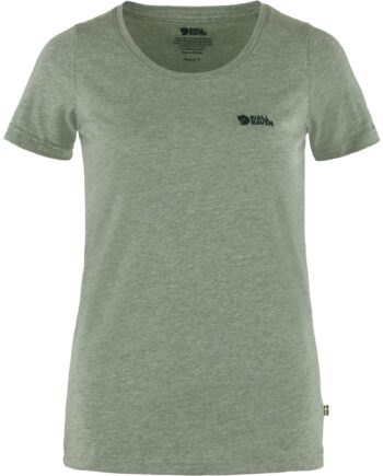 Fjällräven Logo  -shirt   Patina Green Melange