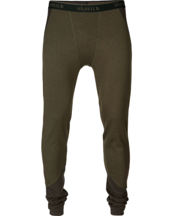 Härkila Base Warm Long Johns Willow Green Shadow Brown