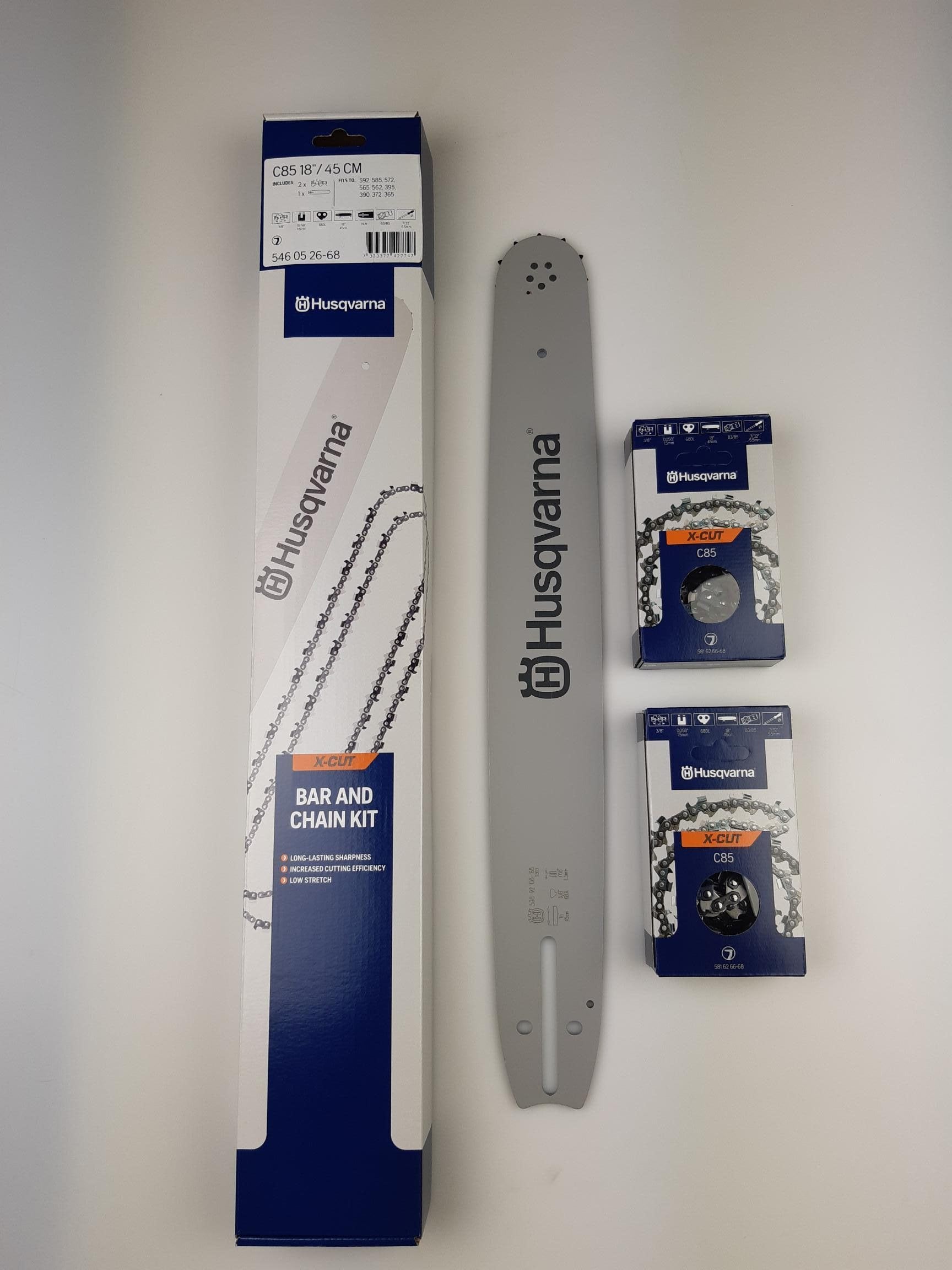 Husqvarna Sværd-kæde Pakke -cut C85 Quot - Mm -18 Quot