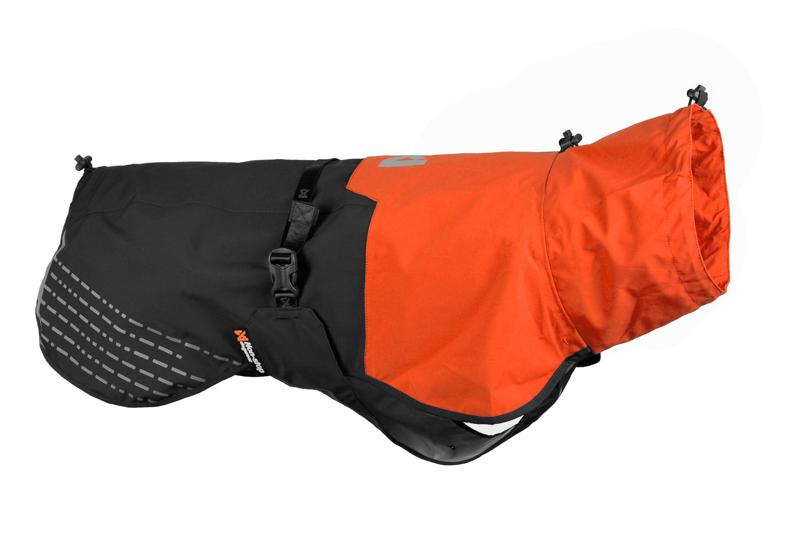 Non-stop Fjord Raincoat Black Orange 40