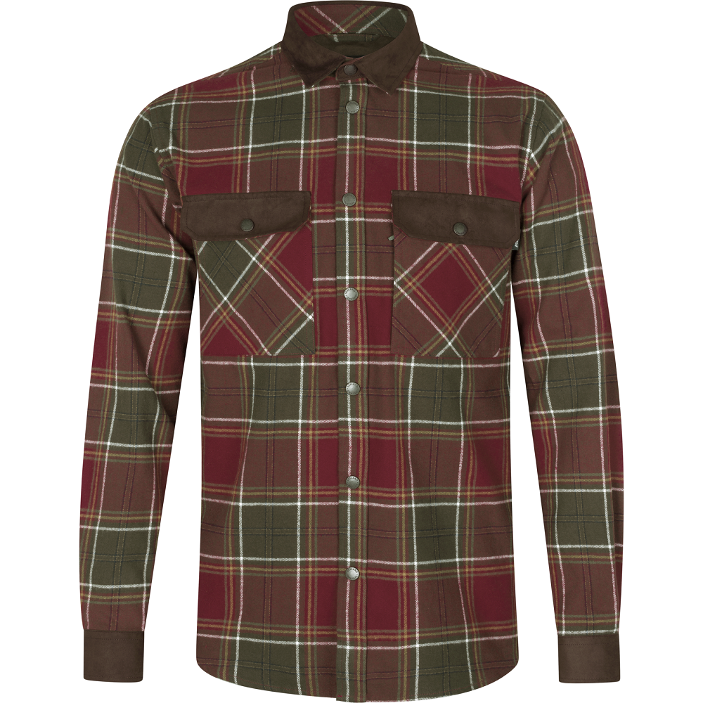 Seeland Banff Skjorte Red Check