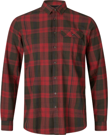 Seeland Highseat Skjorte Red Forest Check