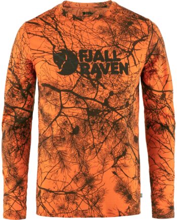 Värmland Wool Ls   Orange Multi Camo