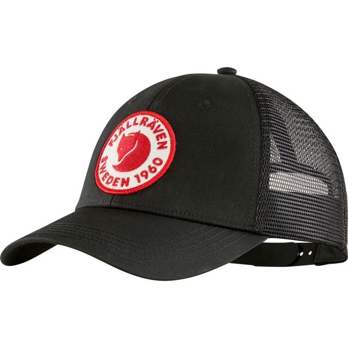 Fjällräven 1960 Logo Långtradarkeps Cap Black