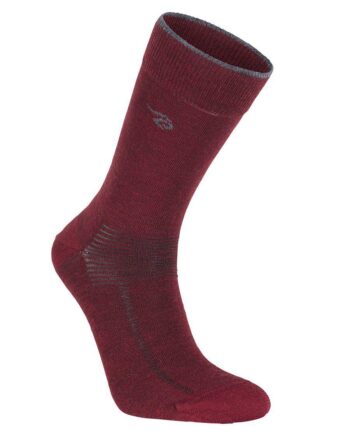 Ivanhoe Wool Trekking Strømper Wine 43-46