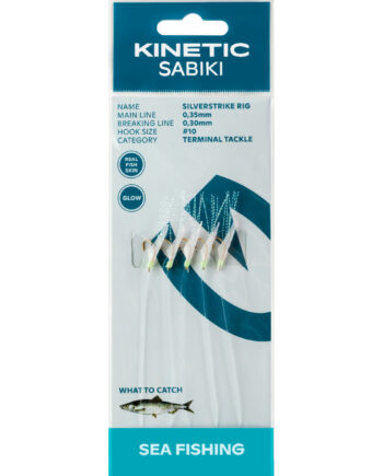 Kinetic Sabiki Silverstrike Sildeforfang  10 Fishskin Flash
