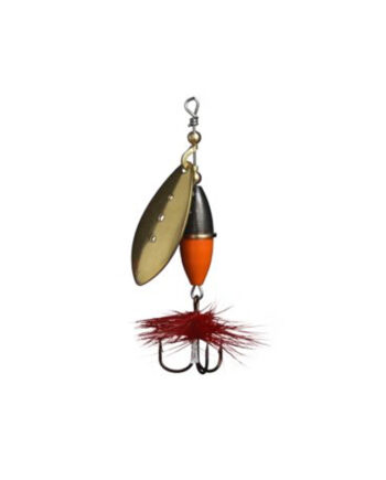 Myran Wipp Spinner  Sort   Orange   Guld 3g