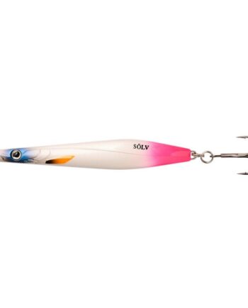 Sölv Spirr 12 Cm   22g Gennemløbsblink Uv Pink Tail