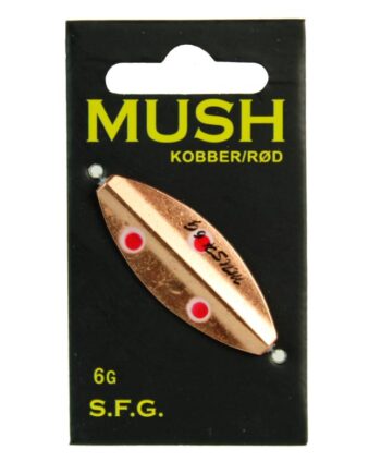 Sfg Mush Gennemløbsblink Kobber Rød 8g