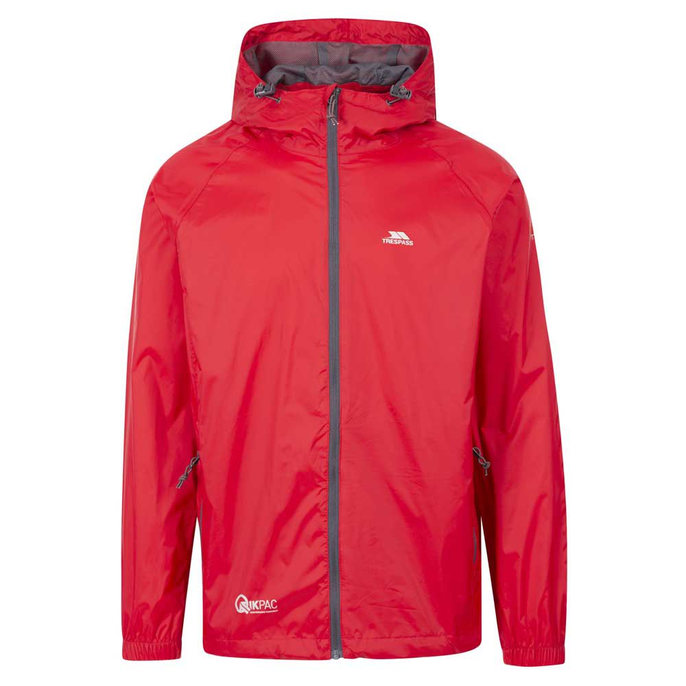 Trespass Qikpac Regnjakke Red