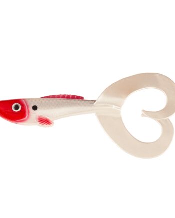 Abu Garcia Beast Twin Tail  -pack 17cm Red Head Softbait