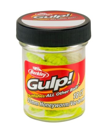 Berkley Gulp  Honeyworm   3cm Chartreuse Berkley Gulp