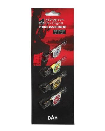 Dam Spinner Sortiment Aborre 4gr 4stk Spinnere