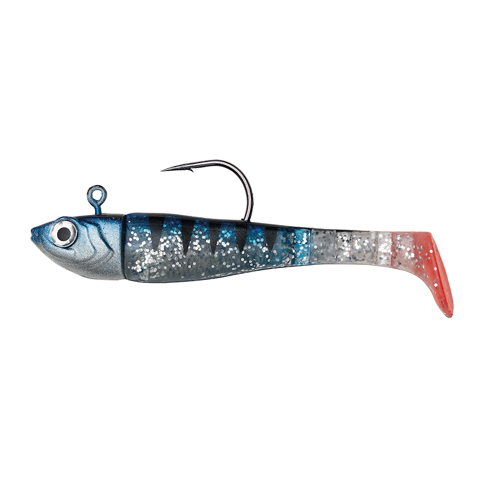 Kinetic Bunnie Sea Paddletail 60 Gr Blue Tiger Softbait