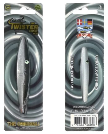 Ogp Twister Coast 13gr Black Pearl Gennemløber