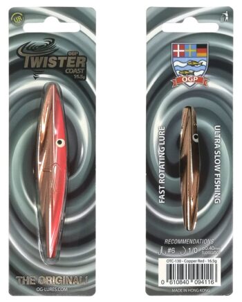 Ogp Twister Coast 13gr Copper Red Gennemløber