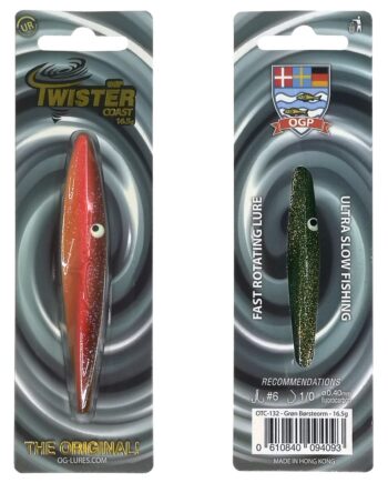 Ogp Twister Coast 13gr Grøn Børsteorm Gennemløber