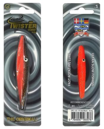 Ogp Twister Coast 13gr Red Black Gennemløber