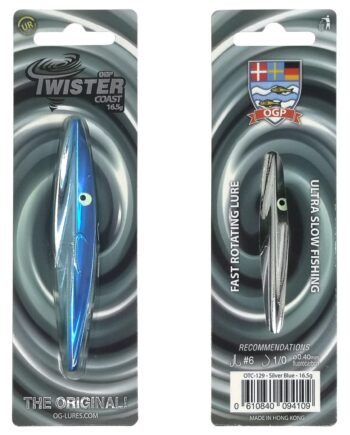 Ogp Twister Coast 13gr Silver Blue Gennemløber