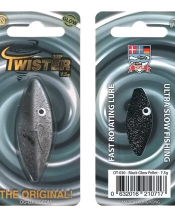 Ogp Twister 2gr Black Glow Pellet Gennemløber