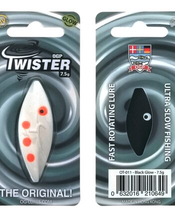 Ogp Twister 2gr Black White  Glow  Gennemløber