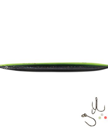 Savage Gear 3d Line Thru Sandeel 11cm 15gr Black   Yellow Glow Wobler