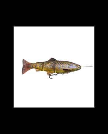 Savage Gear 4d Line Thru Trout 25cm 193gr Dark Brown Trout Softbait