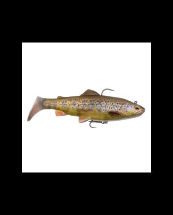 Savage Gear 4d Trout Rattle Shad 12 5cm 35gr Brown Trout Softbait
