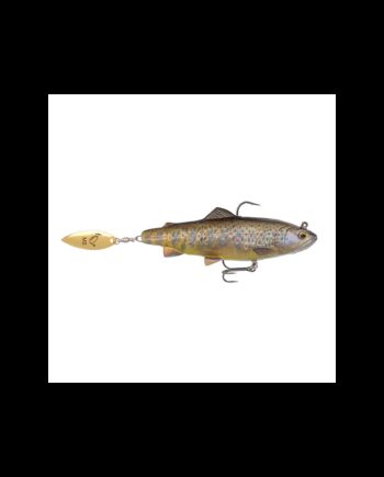 Savage Gear 4d Trout Spin Shad 14 5cm 80gr Dark Brown Trout Softbait