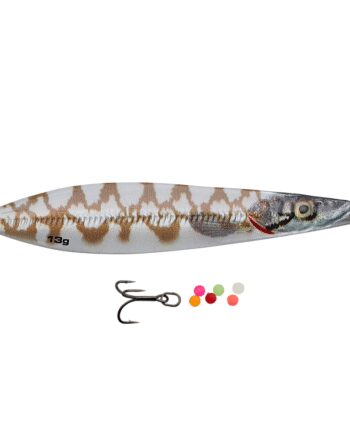 Savage Gear Line Thru Seeker Eel Pout Collection 9cm 24gr White Pout Gennemløber