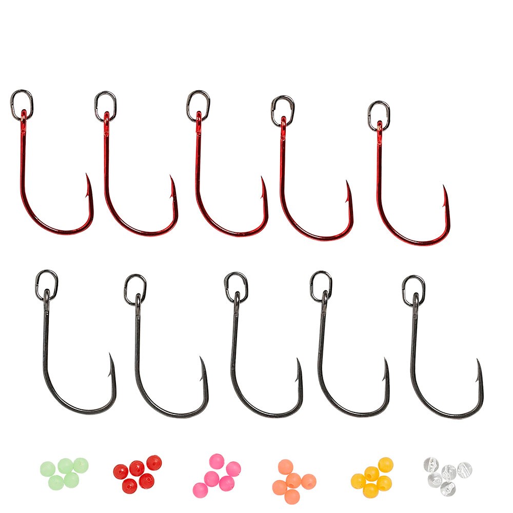 Savage Gear S1 Single Hook Kit Red Dg Fiskekroge