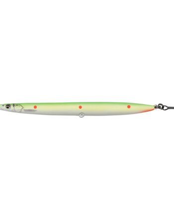 Savage Gear Sandeel Pencil Hotspot 12 5cm 19gr Flou Green Red Dots Wobler