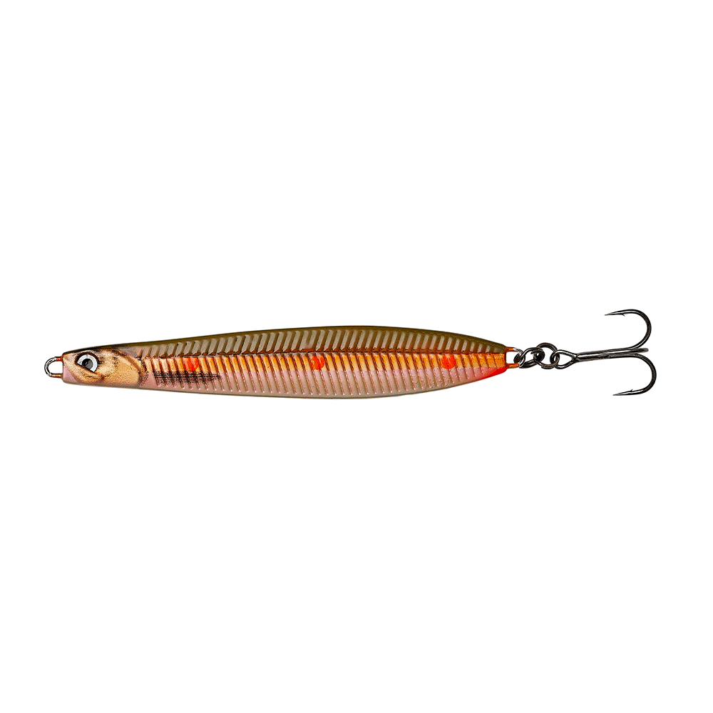Savage Gear Seeker Isp Hotspot 8cm 12gr Sandeel Copper Orange Dots Blink