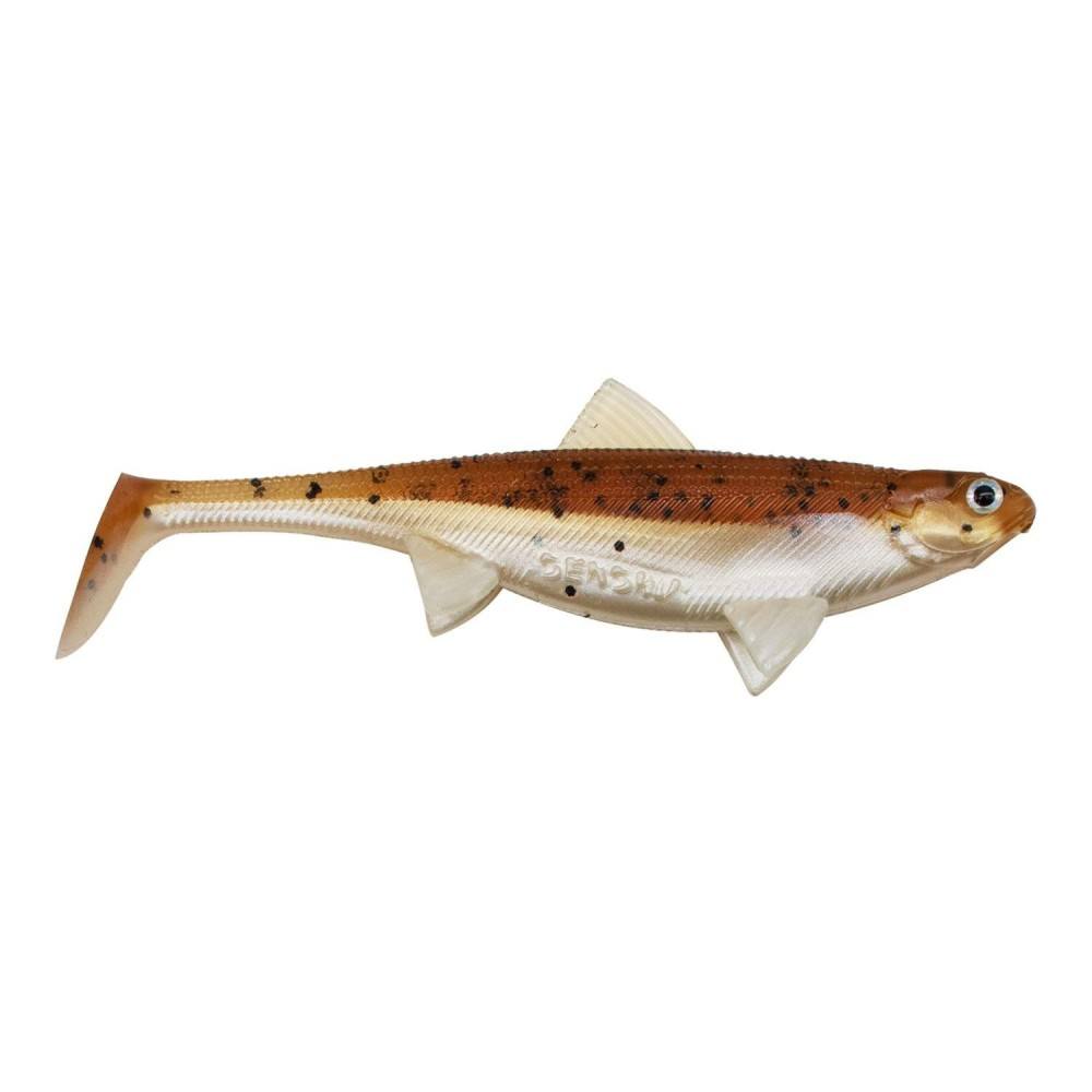 Senshu Real Fin Shad 12cm Magic Motoroil Softbait
