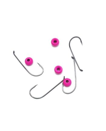 Troutlook ørred Tungsten Gummi Speciel Kroge   8mm Fluo-pink Gummidyr