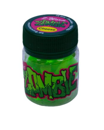 Zombie  -worm Ost Chartreuse Gummidyr