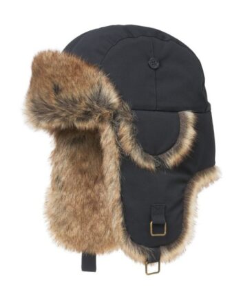 Mjm Trapper 42 Recycl Tasl Faux Fur Black Natural