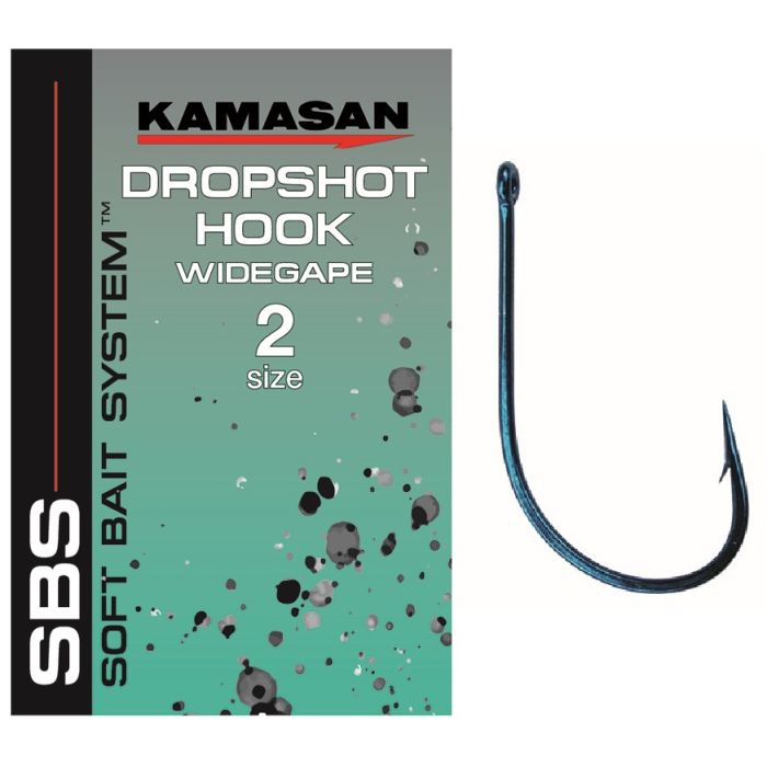 Kamasan Dropshot Hook Wide Gape